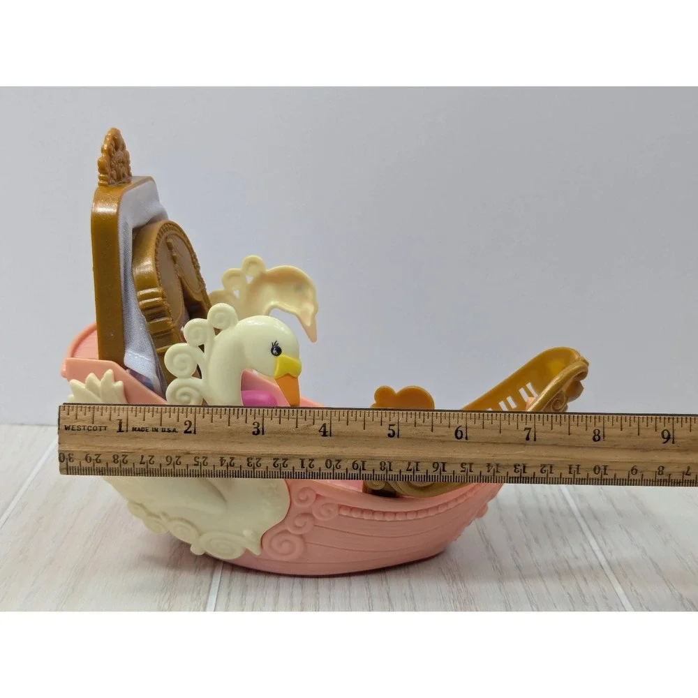Fisher Price Precious Places Imaginext Princess Swan Boat Vehicle w/ Figure‎